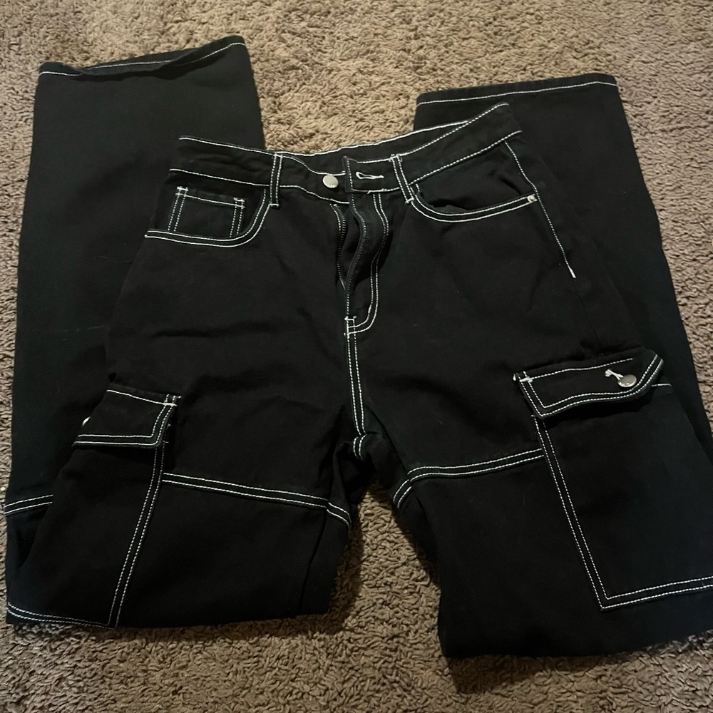 shein patch jeans